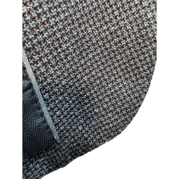 Joseph Abboud Heritage Wool & Cotton Slim Fit Blazer Size 42 Regular Gray - Picture 6 of 15